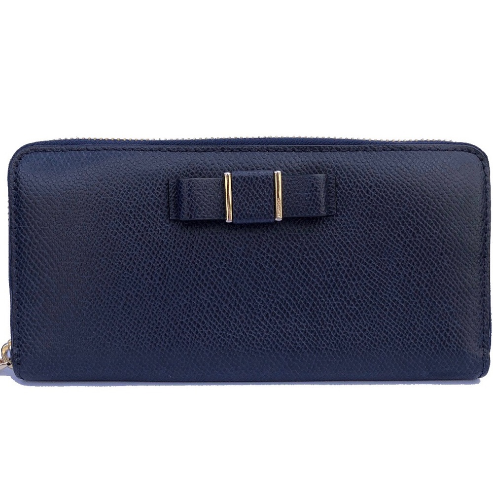 RARE Coach Darcy Bow Accordion Zip Wallet